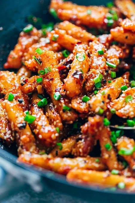 Honey Chilli Potato